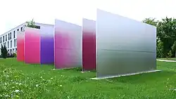 Detailed view Permanent installation "Reflection"