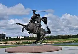 Freedom Warrior statue in Kaunas