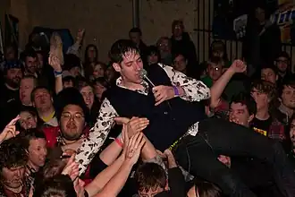 Wiebe with the Riverboat Gamblers in 2010