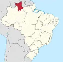 Location in Brazil
