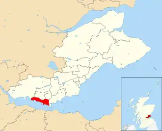 Location of the ward
