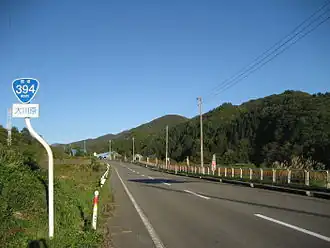 Route 394 Aomori Pref Kuroishi City.JPG
