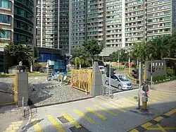 Royal Peninsula car entrance in January 2014