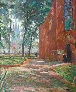 Landscape with Two Churches