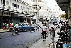 Image 1Phnom Penh in 1973 amid the Cambodian Civil War. (from History of Cambodia)