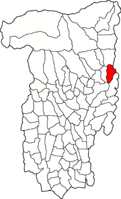 Location in Vâlcea County