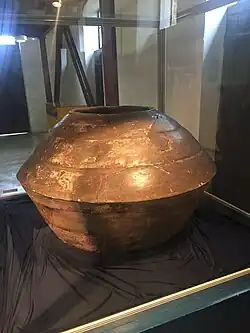 Funeral urn used to bury bodies before coffins were invented.