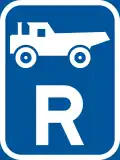 Reserved for construction vehicles