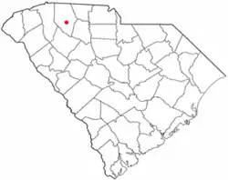Location of Roebuck , South Carolina