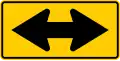 P-1-8 Direction large arrow left-right sign