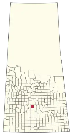 Location of the RM of Willner No. 253 in Saskatchewan