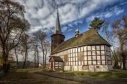 Parish church of St. Michael, built in 1749.