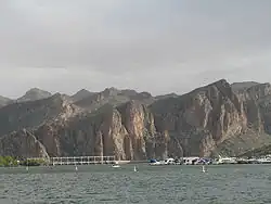Saguaro Lake and marina. (2007)