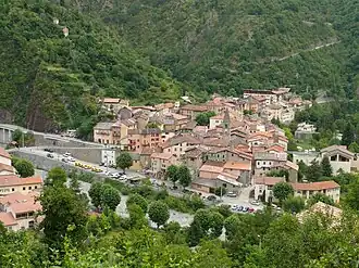 A general view from the Roubion road