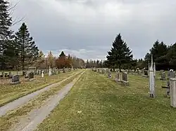 Sainte-Christine-d'Auvergne Cemetery, Catholic (Latin rite), Principale St. (route 354)