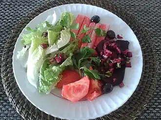 As salad