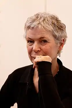 Sylvie Granotier at the Paris Book Fair in 2011.