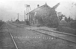 Historic image of the former Samaria Station prior to 1920