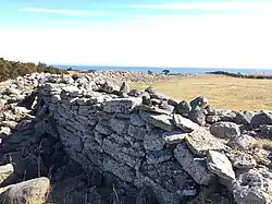 Part of the west wall