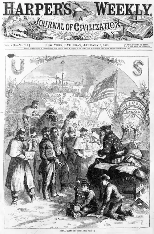 Image 32Santa Claus, by Thomas Nast (from Wikipedia:Featured pictures/Culture, entertainment, and lifestyle/Religion and mythology)