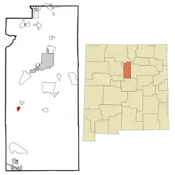 location of Madrid, New Mexico