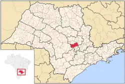 Location in São Paulo