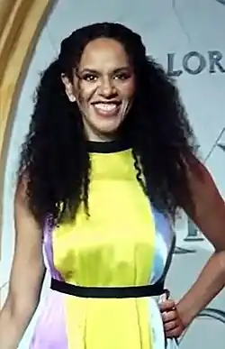 The casting of "people of color"[45] in The Lord of the Rings: The Rings of Power, such as of Sara Zwangobani as a harfoot, pleased some fans and angered others.[45]