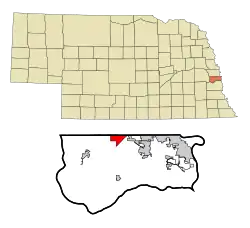 Location of Chalco, Nebraska