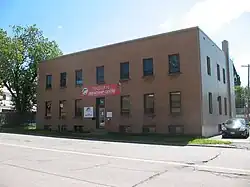 Image of a two-story office building, the Indian Friendship Centre of Sault Sainte Marie