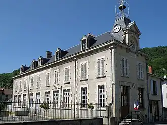 The town hall in Saurier