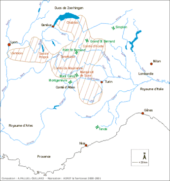 County of Savoy during the 12th