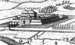 Schloss Pyrmont, 1790
