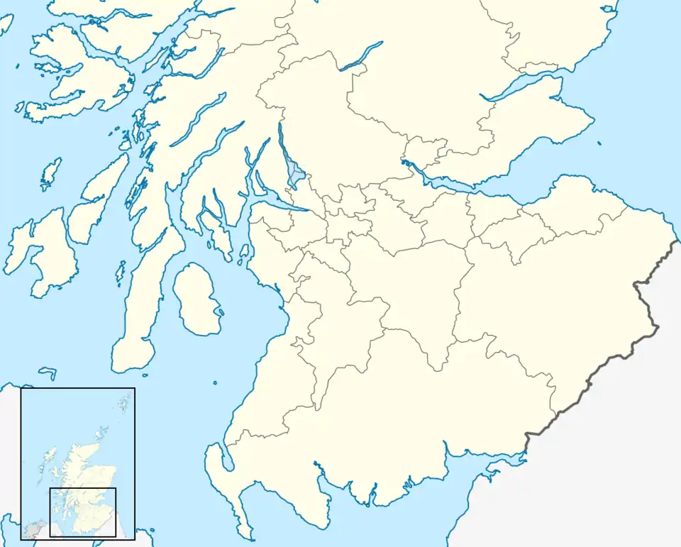 2013–14 Scottish Championship is located in Scotland South
