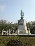 Statue of Ōmori Harutoyo near the university hospital