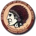 Official seal of Clifton, New Jersey