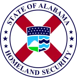 Seal of the Alabama Department of Homeland Security
