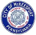 Official seal of McKeesport, Pennsylvania