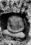 Seated Buddha at Tepe Maranjan