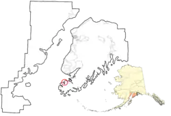 Location in Kenai Peninsula Borough, Alaska