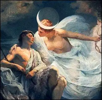 Selene and Endymion, by Albert Aublet.