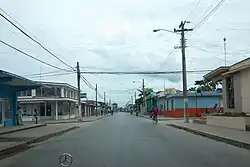 The Carretera Central in central Sibanicú