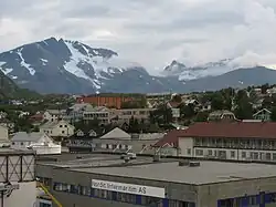 Part of Skjervøy village