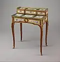 Small writing desk (bonheur-du-jour) by Martin Carlin at the Met Museum, dated to 1768