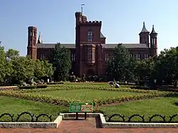 Smithsonian Castle and Haupt garden parterre