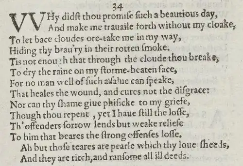 Detail of old-spelling text