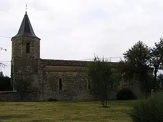 The church in Souvigné