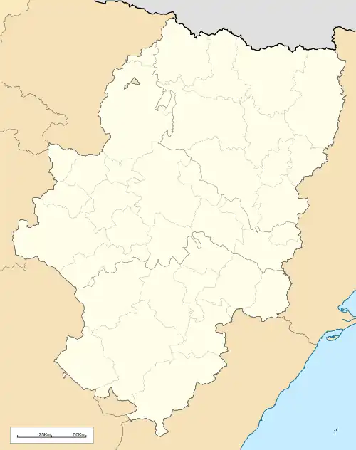 Bisaurri is located in Aragon