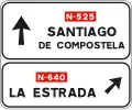 S-220 Pre-signaling of directions to a conventional road