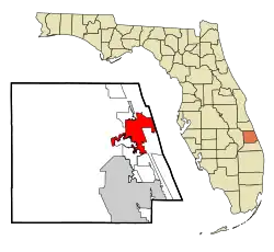 Location in St. Lucie County and the state of Florida