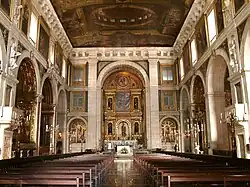 Interior of São Roque Church (1565–87) in Lisbon